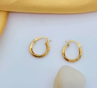 Chunky Hoop Earrings 