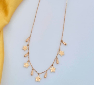 Star and Teardrop Charms Chain