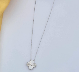Floral Clover Pendant Chain