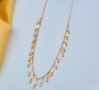 Traditional leaf linked chain