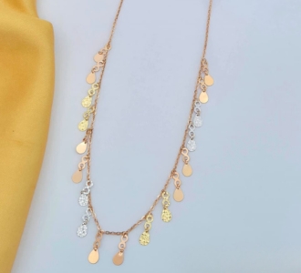 Petal Glow Gold Chain 