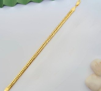Classic Cuban Link Gold Bracelet