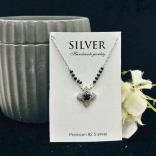  Black Beads Mangalsutra  Necklace