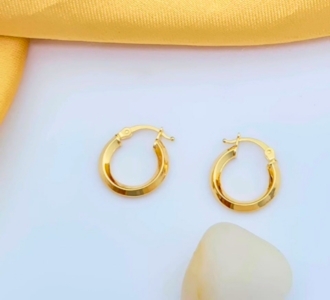 Chunky Hoop Earrings 