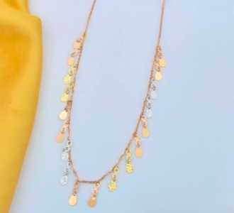 Petal Glow Gold Chain 