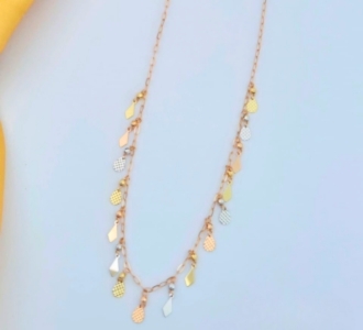 Petite Bloom Rose Gold Chain