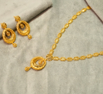  Circular Motif Designer Necklace Set