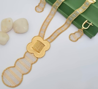 Tie Fancy Design Neckalce Set