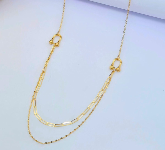 Double-Layered Hip Hop Chain