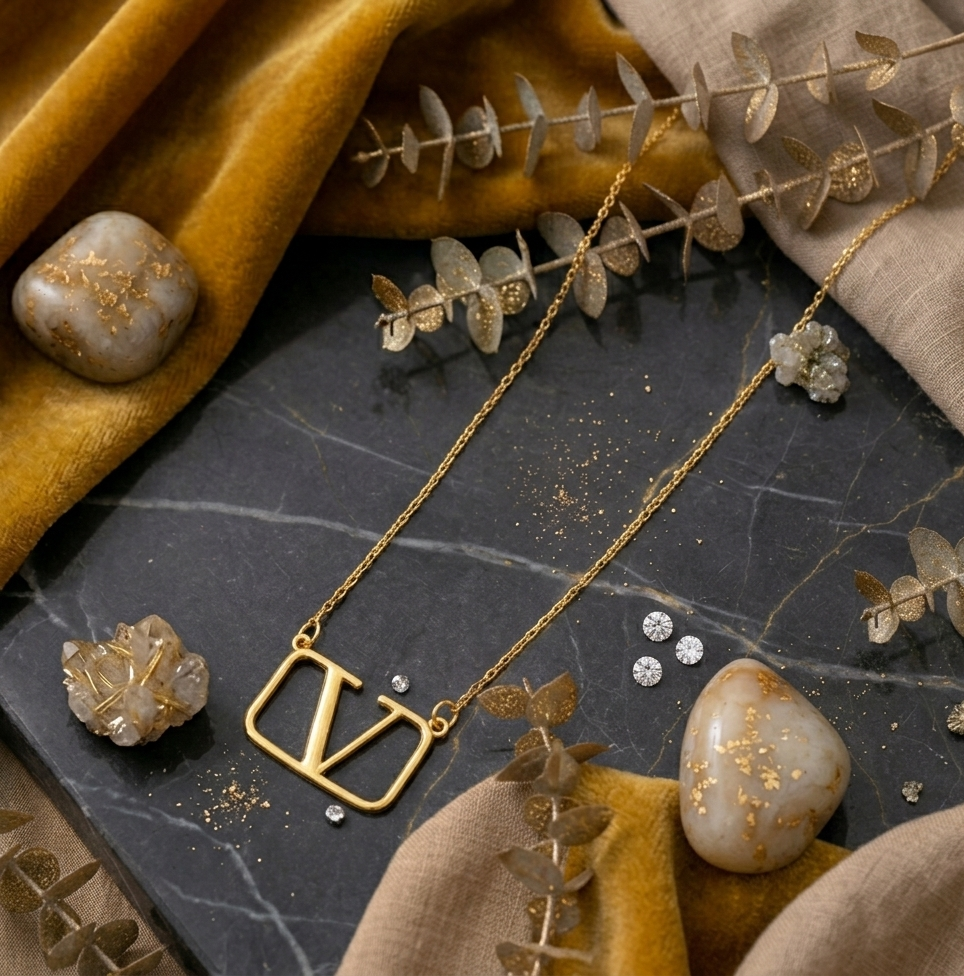 Sleek V Pendant Chain   