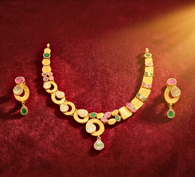 Royal Heritage Gold Choker  Set