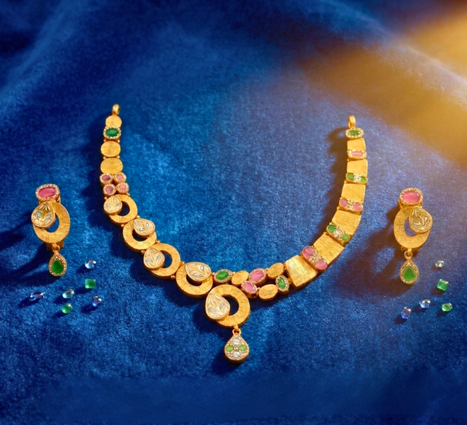 Royal Heritage Gold Choker  Set