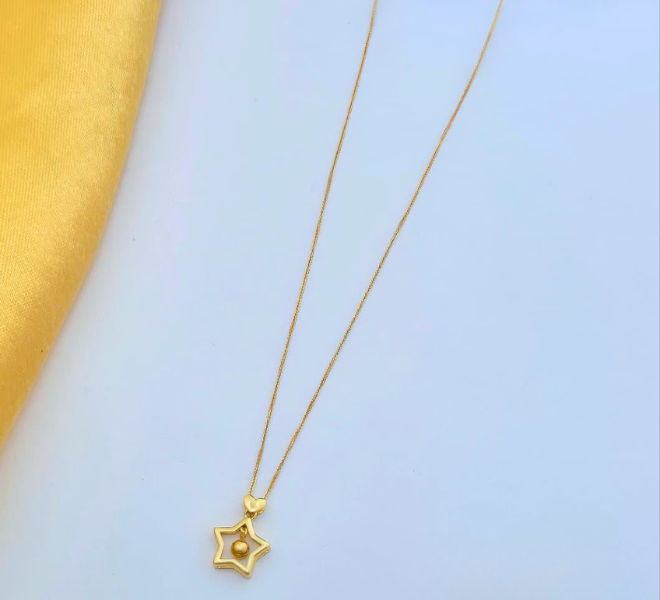 Star Embrace Heart Chain