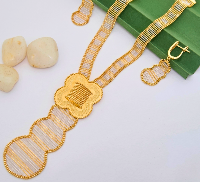 Tie Fancy Design Neckalce Set