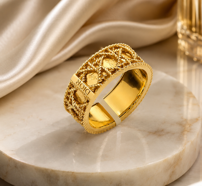 Heritage Weave Statement Ring