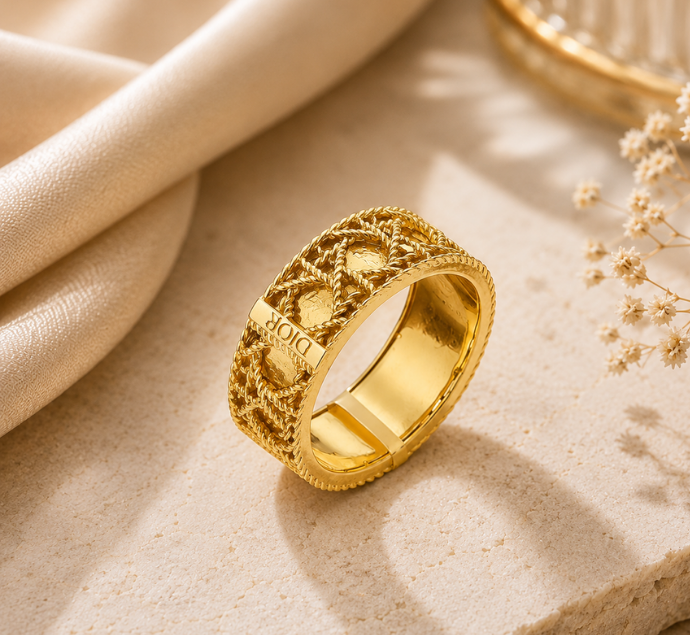 Heritage Weave Statement Ring